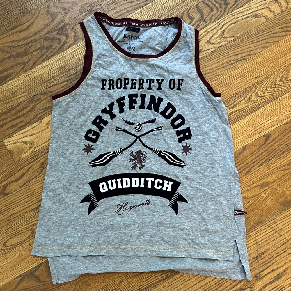 Small gray Harry Potter quidditch tank top
